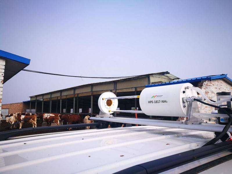 Mobile NH3 sensing platform at a farmland based on HT8700