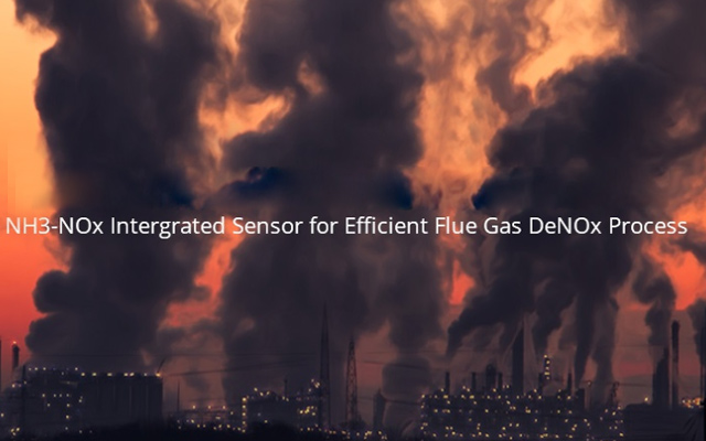 Laser-based NH3+NOx integrated sensor for efficient flue gas DeNox process